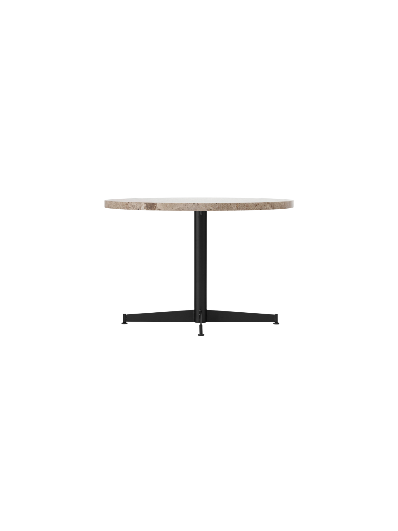 Table basse moderne en marbre et céramique avec pied fin pour salon intérieur et extérieur