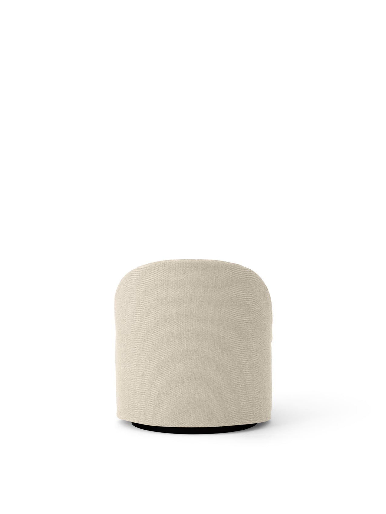 Fauteuil pivotant contemporain en bouclette de coton avec housse lavable pour salon
