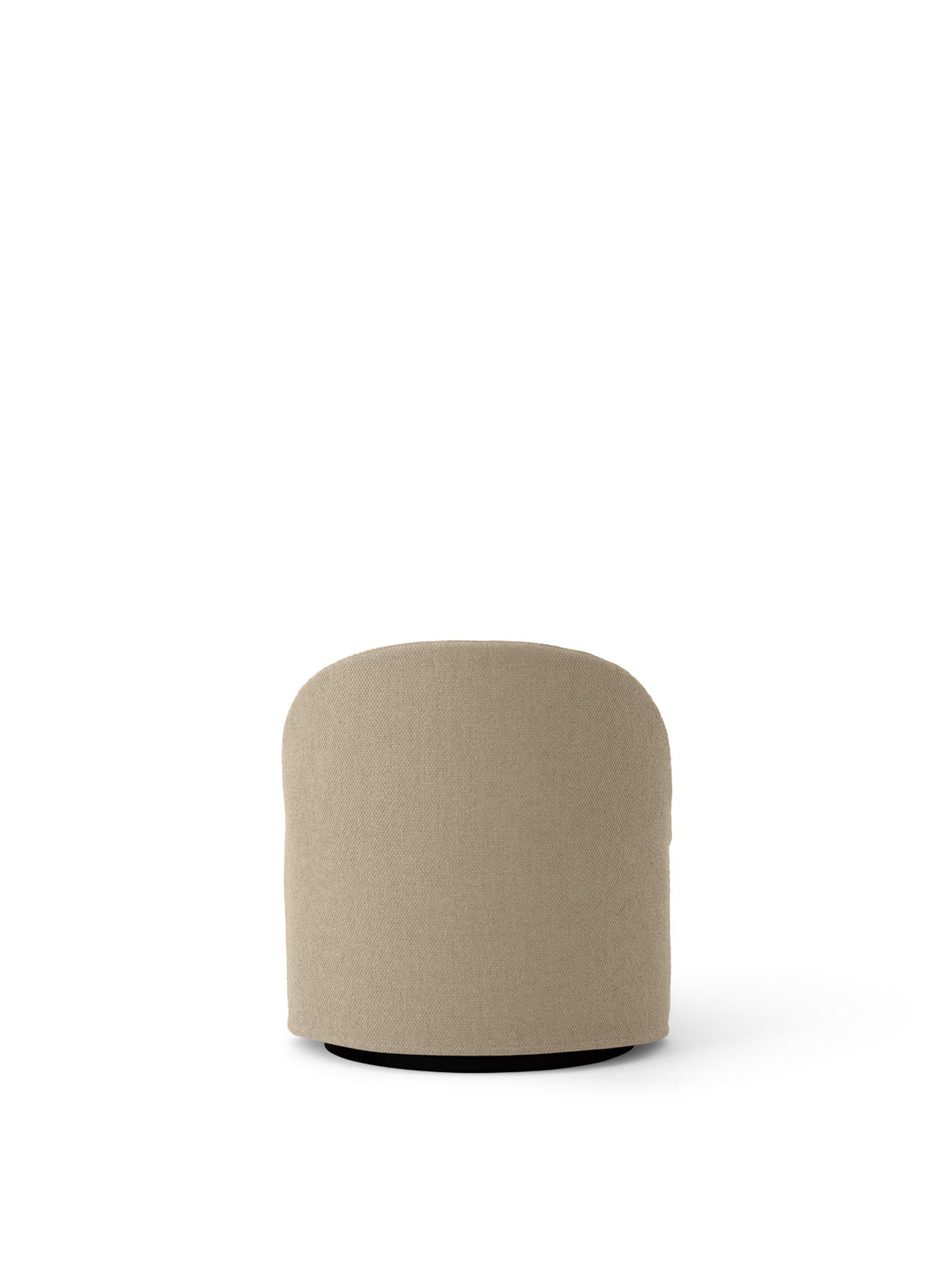 Fauteuil pivotant contemporain en bouclette de coton avec housse lavable pour salon