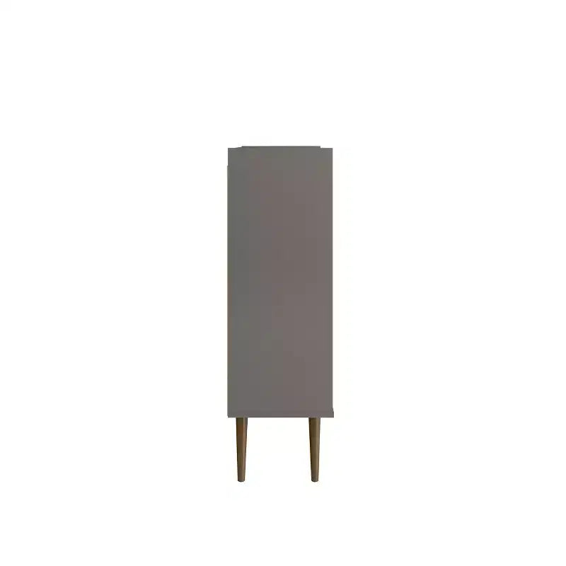 45,5 Bogart Armoire d'appoint 4 étagères de style Mid-Century Modern -