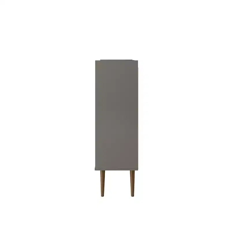 45,5 Bogart Armoire d'appoint 4 étagères de style Mid-Century Modern -