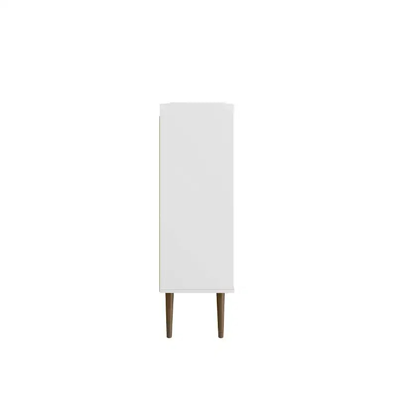 45,5 Bogart Armoire d'appoint 4 étagères de style Mid-Century Modern -