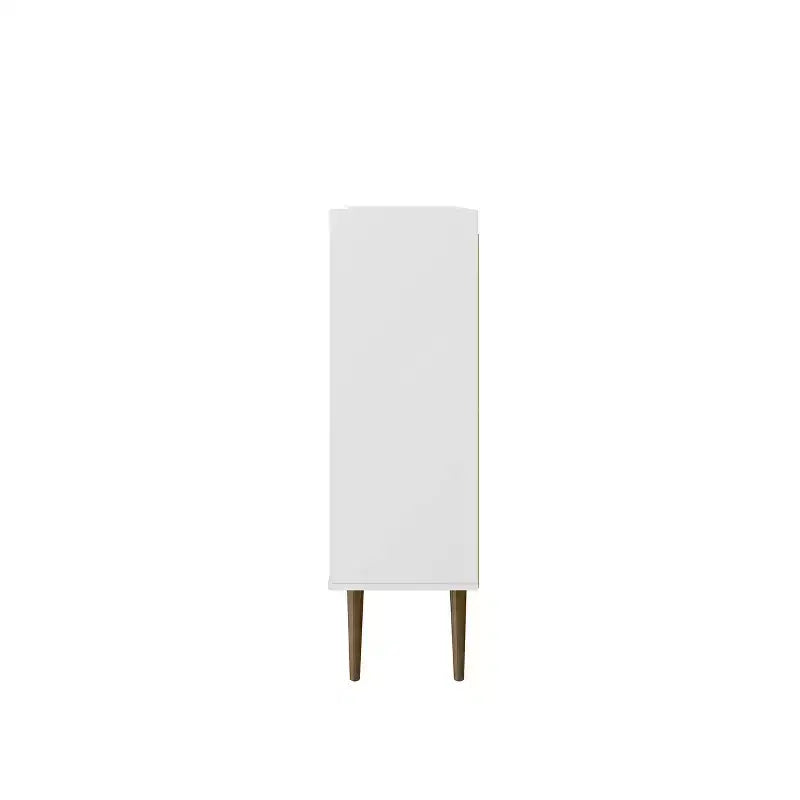 45,5 Bogart Armoire d'appoint 4 étagères de style Mid-Century Modern -