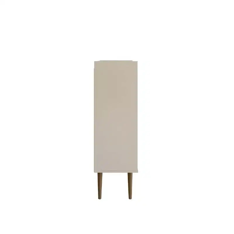 45,5 Bogart Armoire d'appoint 4 étagères de style Mid-Century Modern -