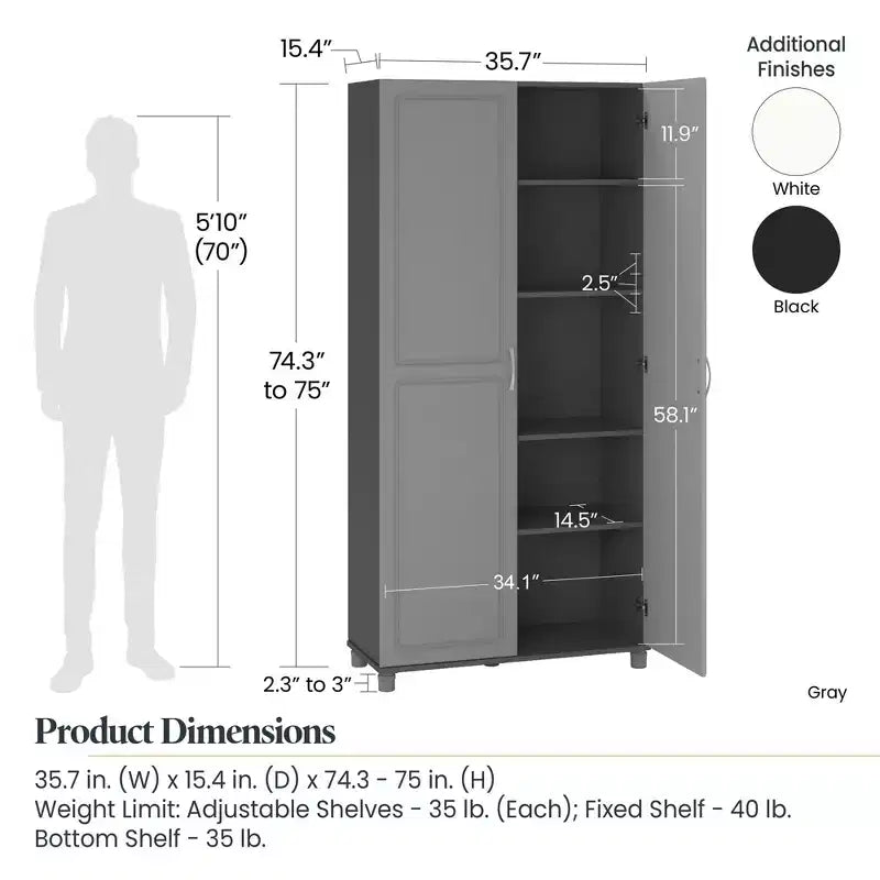 Armoire de rangement utilitaire Kendall 36