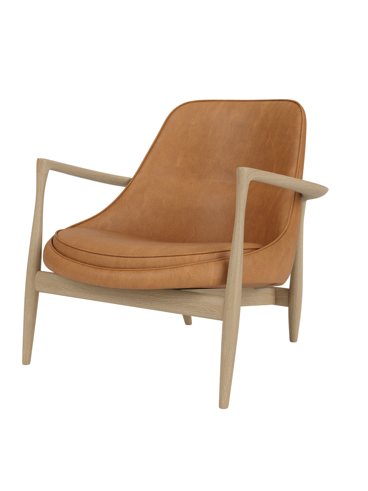 Fauteuil de salon en cuir avec accoudoirs sculptés pour le salon