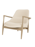 Fauteuil de salon en cuir avec accoudoirs sculptés pour le salon