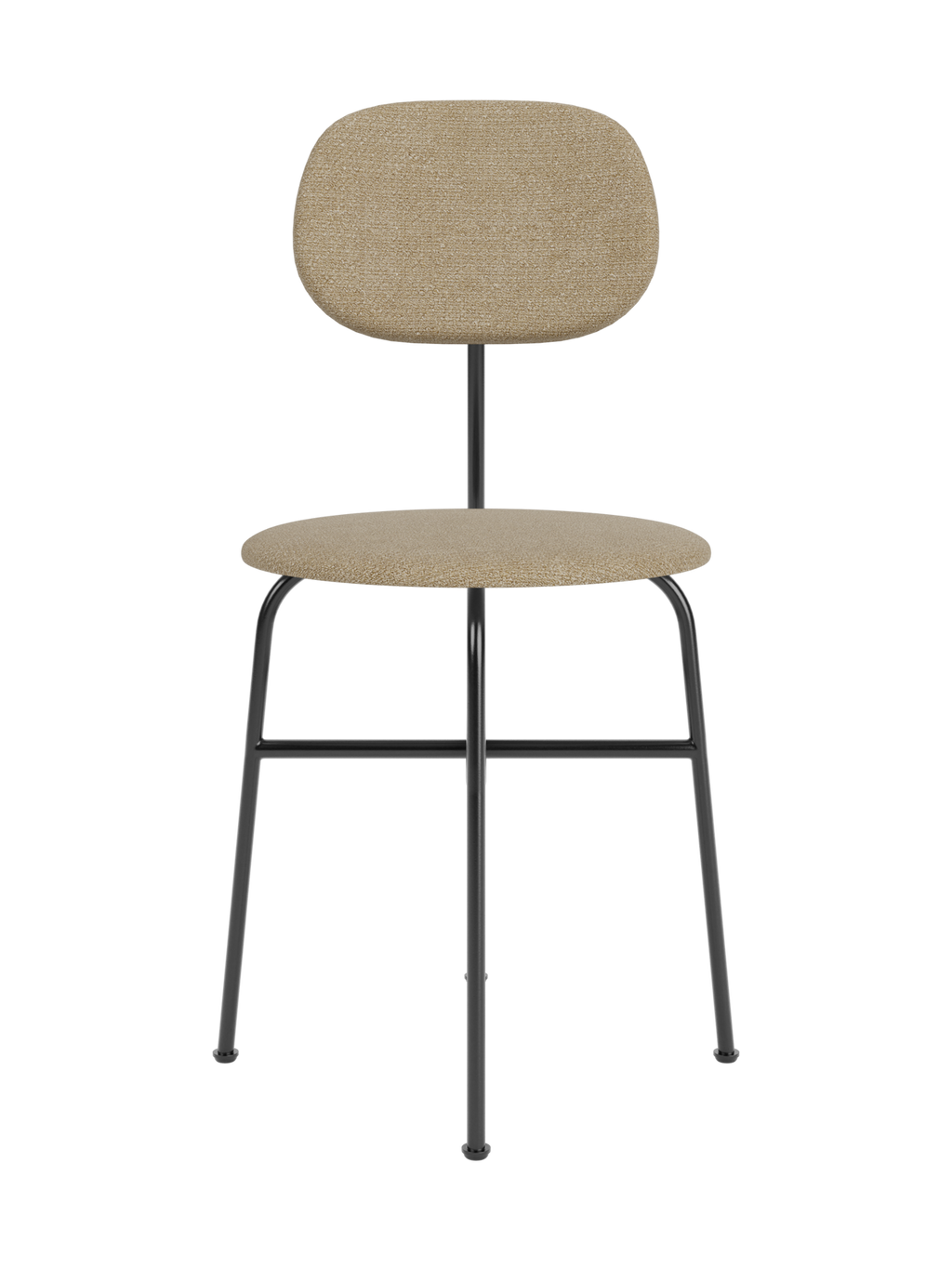 Chaise de salle à manger contemporaine entièrement rembourrée Plus avec design confort premium pour la salle à manger