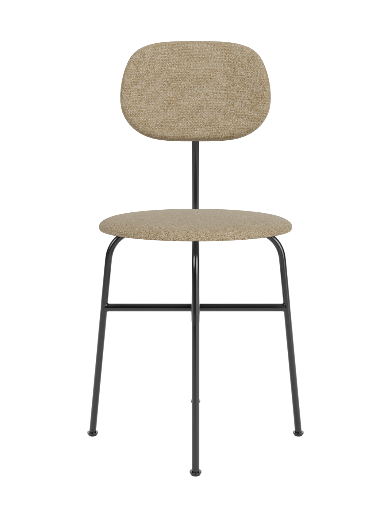 Chaise de salle à manger contemporaine entièrement rembourrée Plus avec design confort premium pour la salle à manger
