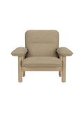 Fauteuil scandinave du milieu du siècle à dossier haut avec accoudoirs exagérés pour salon et chambre à coucher
