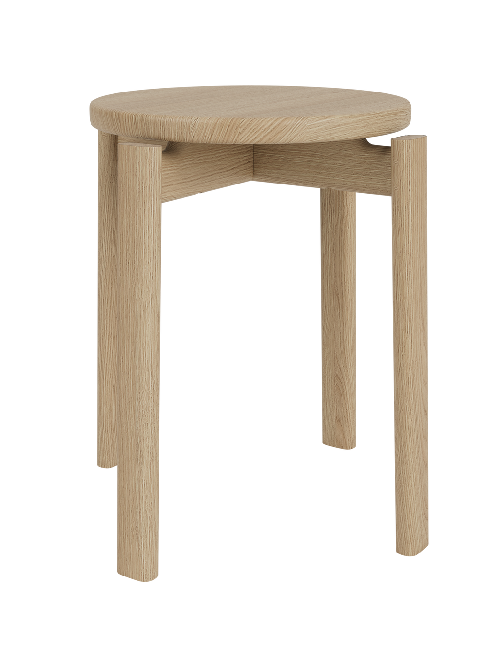 Tabouret en Chêne Scandinave Empilable à Monter Soi-même pour Salon et Chambre à Coucher