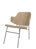 Fauteuil lounge rembourré avec assise basse et profonde incurvée pour salon et couloir