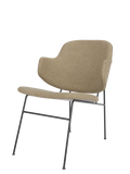Fauteuil lounge entièrement rembourré avec assise profonde et basse pour salon et couloir