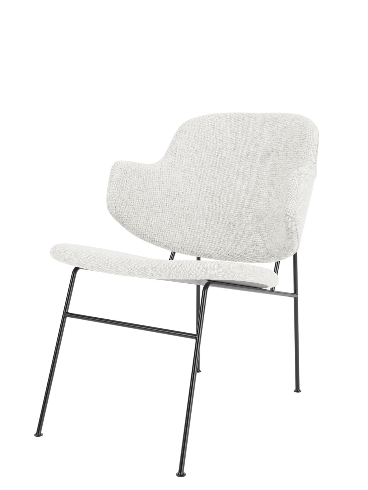 Fauteuil lounge entièrement rembourré avec assise profonde et basse pour salon et couloir
